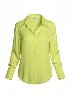 ZARA Neon Yellow Sleeveless Top